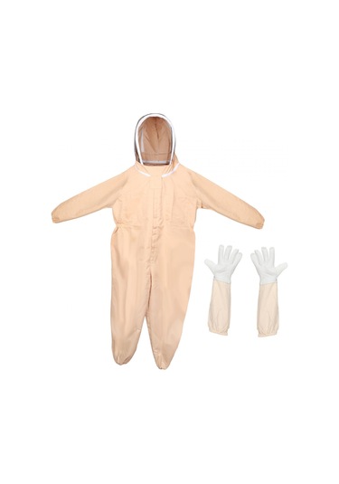 Suntek Eldivenli Arıcılık Kıyafeti Kapşonlu İş Büyük