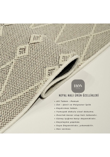 Hann Nepal Sisal Halı 6040 Gri