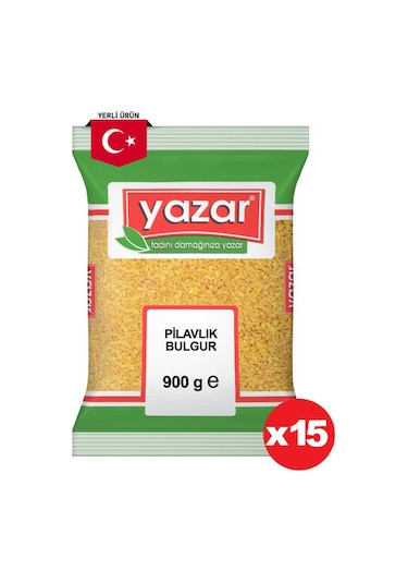 Yazar Pilavlık Bulgur 15 x 900 G
