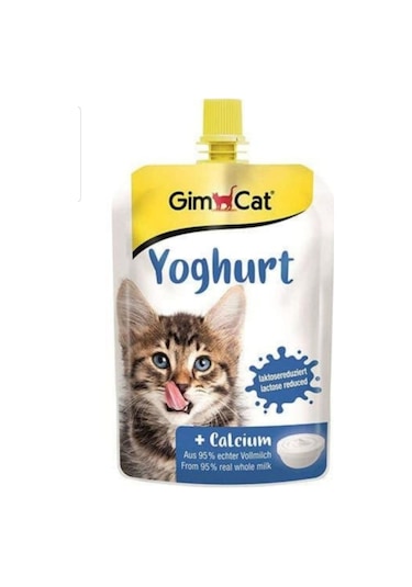 Gimcat Yoghurt Calsium Pouch Kedi Ödül Yoğurdu 150 G