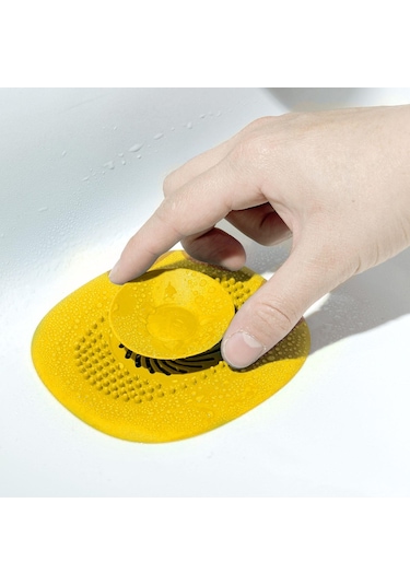 Homyl Tpr Silikon Süzgeç Ev Temizliği Küveti Için Çeşitli Sarı