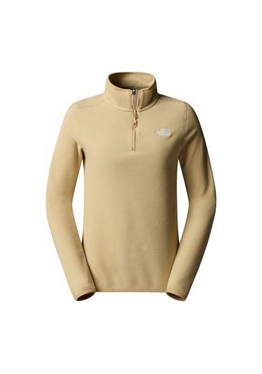 The North Face W 100 Glacıer Kadın Yarım Fermuar Polar Nf0a855mlk51 Haki