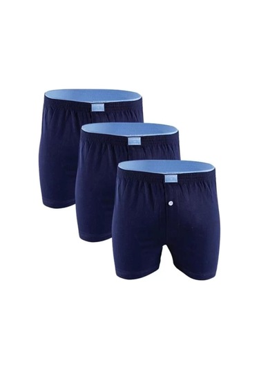 Huma One Erkek Havlu Bel Düz Boxer 2174 D2671lacivert