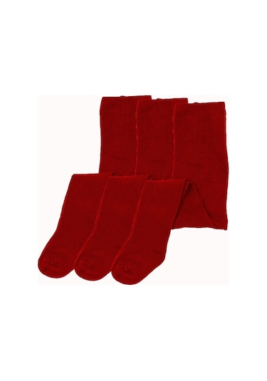 3Lü Kız/Erkek Bebek Çocuk Bambu Külotlu Çorap Yumuşak Mevsimlik