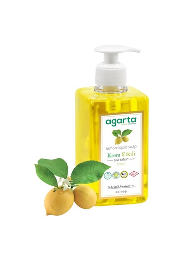 Agarta Doğal Krem Etkili Sıvı Sabun Limon 400 ML