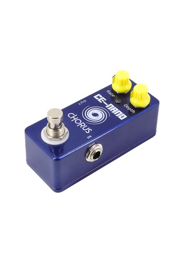 Suofeng Mavi Çinko Alaşım Kasa, Gerçek Bypass Anahtarlı Elektro Gitar Efekt Pedalı, Hız/derinlik Kontrollü