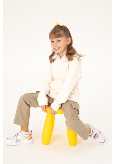 U.s. Polo Assn. Kız Çocuk Açık Haki Eşofman Altı 50297440-vr183 Açık Haki