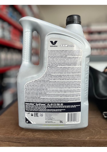 Valvoline Synpower Xl-ııı C3 5w-30 5 Lt