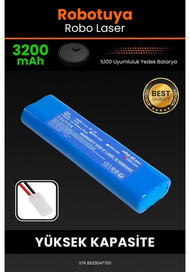 Robotuya Robo Laser Uyumlu 3200 Mah Robot Süpürge Pili