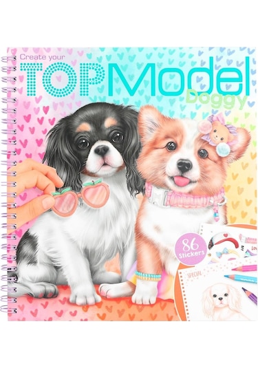 TopModel Boyama Kitabı Köpeklerinizi Yaratın 0412164_A