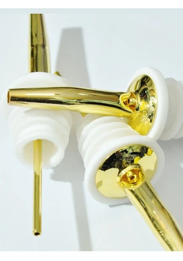 Maks Wıne Yağ Ve Şarap İçin Şişe Dolumu Seti 109774244 Altın Rengi