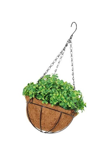 Pazly Yapılı Yapay Suntek Saksı Dekoratif Oturma Dört Bitki Askı 40cmx25cm Cw 40cmx25cm