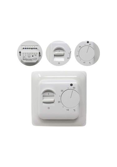 Ac 220v 16a Problu Manuel Yerden Isıtma Termostatı, Mekanik Yerden Isıtma Termostat Kontrol Cihazı