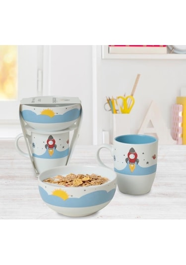 Keramika Uzay 2 Parça Kase+kupa Takımı