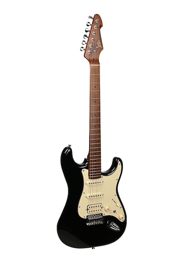 Peavey Raptor Lightning Bolt St Hss Stratocaster Elektro Gitar Black