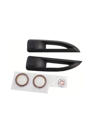 Xuweiwei Y-jp0114 Ön Kaput Kapağı Dekoratif Çerçeve Dayanıklı Abs Siyah Kırmızı Tasarım