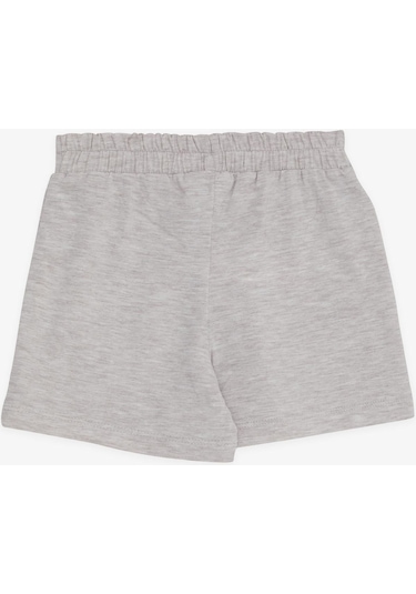 Breeze Kız Çocuk Şort Etek Fiyonklu Fırfırlı 1.5-5 Yaş, Bej Melanj-bej Melanj Bej Melanj