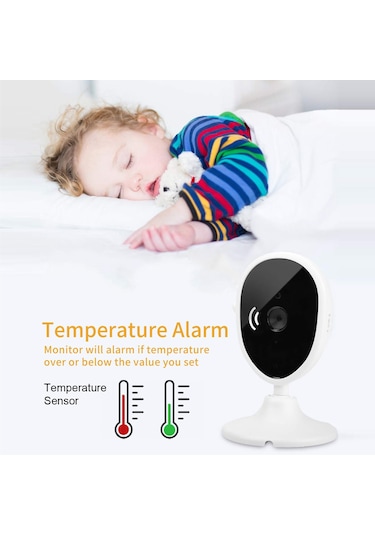 Vkemall Bebek Monitörü İçin İç Mekan Akıllı Kamera Gece Görüşü
