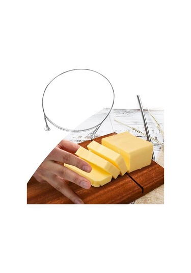Createtech Suntek 5 Parça Peynir Kesme Teli 92cm Gümüş - Testere Ev Pişirme Aleti Diğer