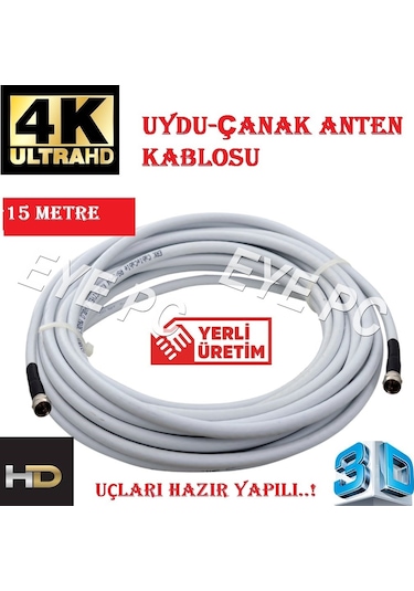 EYEPC 15 M Uydu Çanak Anten Kablosu