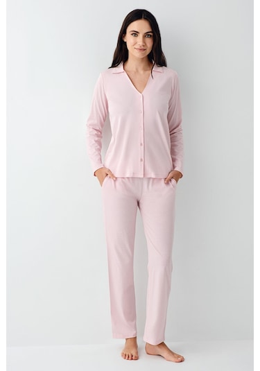 Pierre Cardin Kadın Turuncu Pijama Takımı Pc9115-s-v3 Turuncu