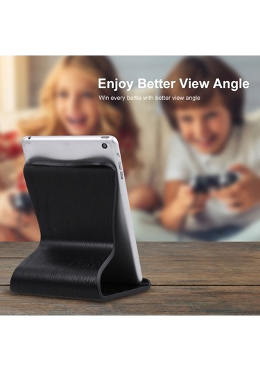 Novahub Ahşap Tablet Standı - İpad & Samsung Uyumlu, Boyun Ağrısını Azaltan, Ayarlanabilir Beyaz Stand