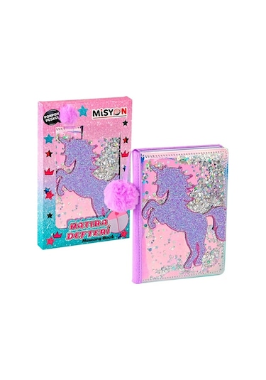 Misyon Unicorn Püsküllü Hatıra Defteri Msy-5637