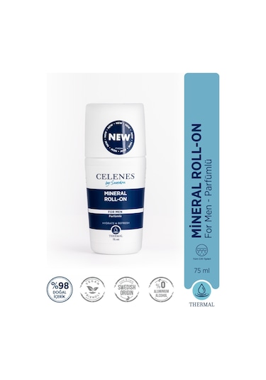 Celenes Thermal Mineral Erkek Roll-On Deodorant 75 ML
