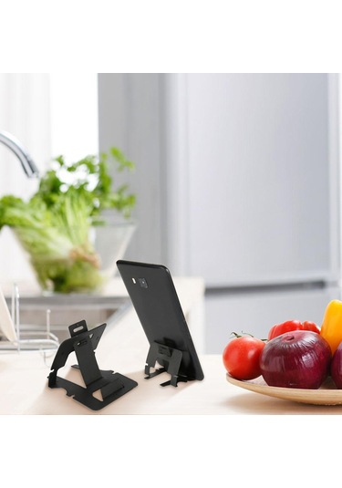 Geeksen Uzaktan Kullananlar İçin Plastik Cep Telefonu Tutucu, Üç Açıyla Ayarlanabilir, Katlanabilir Ve Taşınabilir, Tüm Akıllı Telefonlarla Uyumlu, Kırılmaya Dayanıklı Ve Kayma Engellli