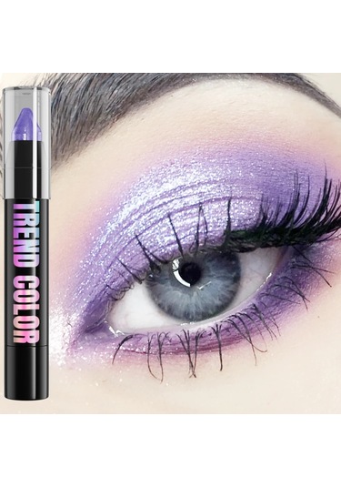 24 Renk Sedefli Glitter Göz Farı Eyeliner Kalem Su Geçirmez Mat Çıplak Göz Farı 09 Dark Topaz