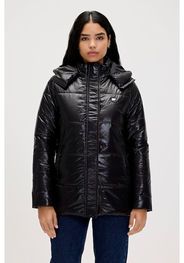 Bad Bear Jolene Puffer Coat Kadın Mont 24.04.15.002-c01 Siyah