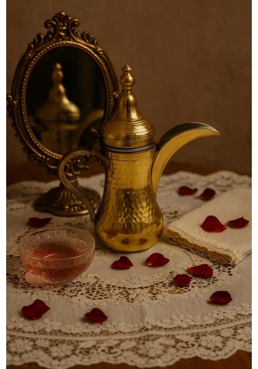 Dövme El Yapımı Mırra Cezve 21 Cm