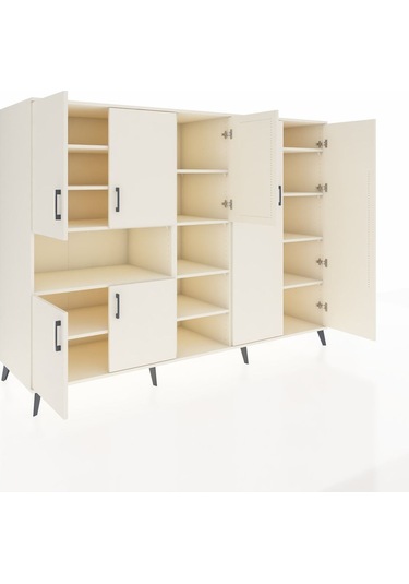 Kronos Dolap 13 Raflı 7 Kapaklı 220x59x163 Aytaşı-aytaşı Aytaşı-aytaşı