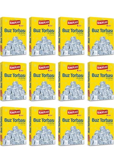 Koroplast Buz Torbası 12 x 196 Küp