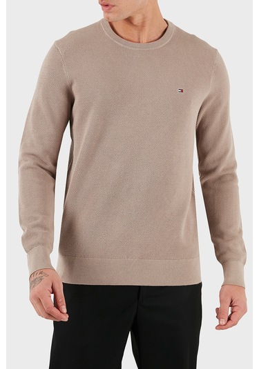 Tommy Hilfiger Erkek Kazak Mw0mw36347 Afe Bej Bej