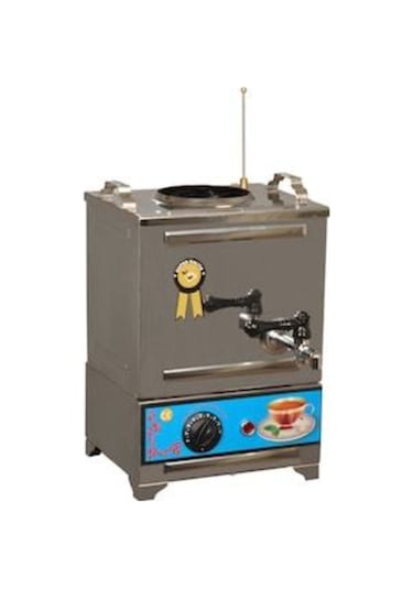 15'Lik 7 L Elektrikli 304 Takım Çay Kazanı Gri