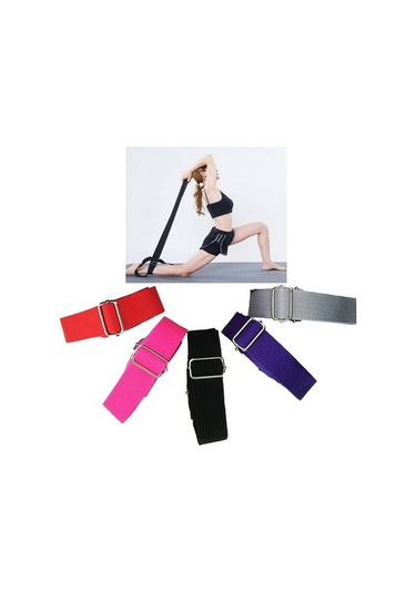 Maoyaya Dolıty Bale Kapı Streç Bandı Bacak Ayak Esneme Kayışı Mor, Mor Mor Desenli Mor