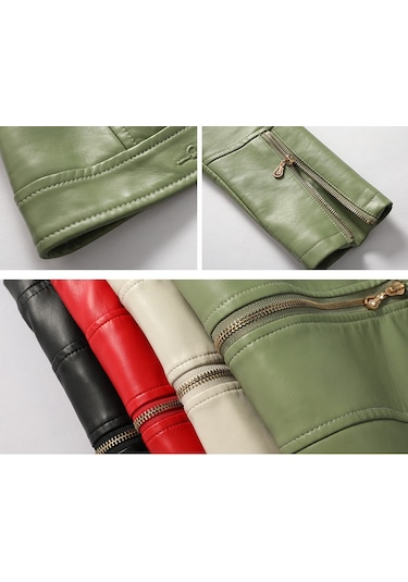 Kadın Deri Ceketleri Siyah