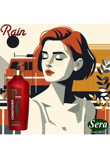 Rain Protein Saç Kremi 800 ML + Protein Şampuan 800 ML