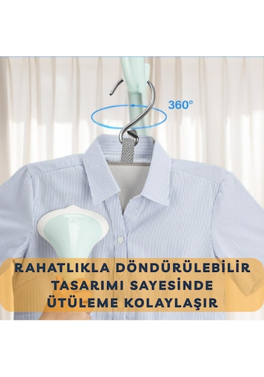Buharlı Dikey Ütü Matı 5 Katman Asılabilir Yanmaz Keçeli 50x80 Cm