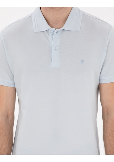 Pierre Cardin Erkek Buz Mavisi Tişört Basic 50306448-vr095 Buz Mavisi