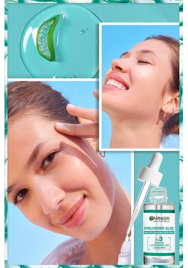 Hyaluronik Aloe Nemle Dolgunlaştıran Süper Serum 30 Ml 2'li Set pktgrndlgssrmikst-8955