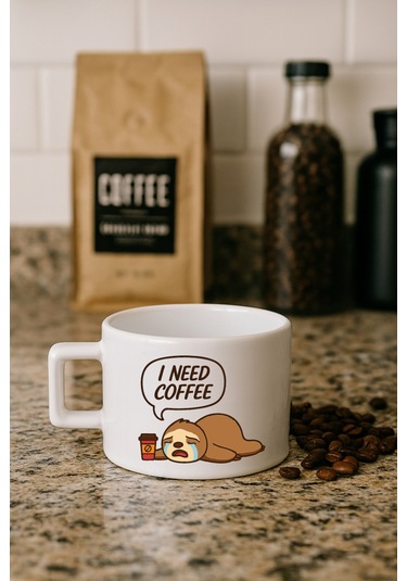 Kahve Fincanı Bardağı - I Need Coffee I Need Coffee