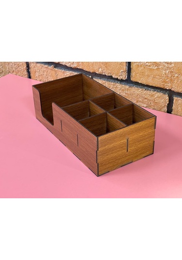 Ahşap Cafe Restoran Oteller İçin Masa Üstü Peçetelik 30x16