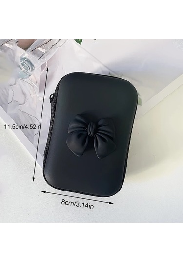 Awesomestore 1 Adet Yaratıcı Kelebek Şeklinde Mor Usb Sd Kart Taşıma Çantası