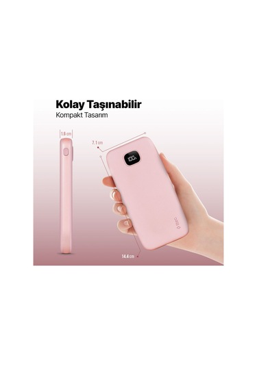 Ttec 2BB205TP Lcd 10.000 mAh Powerbank
