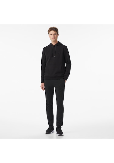 Nautica Erkek Siyah Classic Fit Kapüşonlu Sweatshirt Düz K57226t Siyah