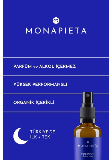 Monapieta Gece Uykusu Yastık Spreyi 2 x 50 ML