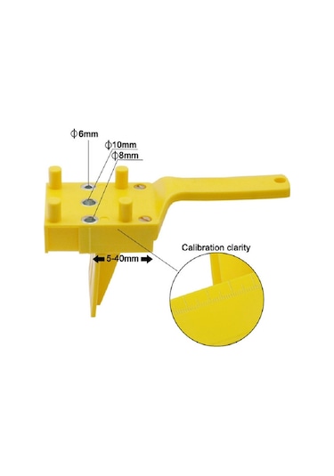 Sones Düz Delik Delme Pozisyoner Ağaç İşleme Aletleri Sarı