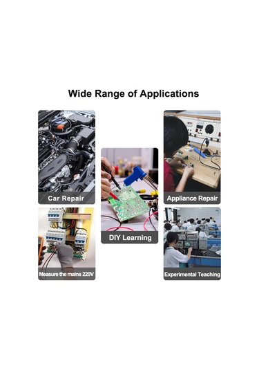 Mufunye Fnırsı 138pro El Tipi Dijital Osiloskop - 2.4" Ekran, Tek Tuşlu Otomatik Ayar, Pwm Kare Dalga Çıkışı, Üç Tetik Modu Pil Yok